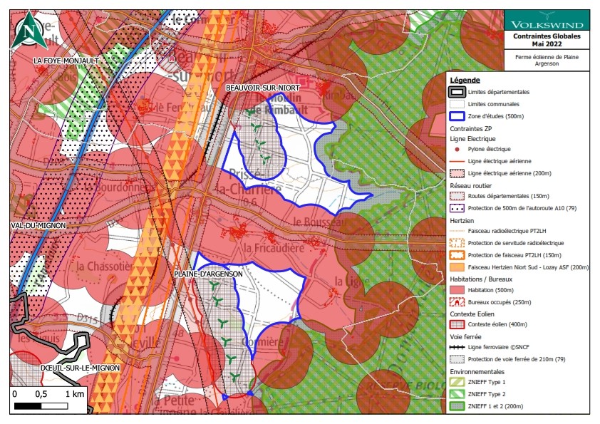 carte des contraintes